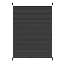 Plisségardin Touch Up & Down sort 140 x 130 cm